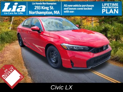 Red 2026 Honda Civic LX for sale in Northampton, MA