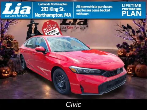 Red 2026 Honda Civic LX for sale in Northampton, MA