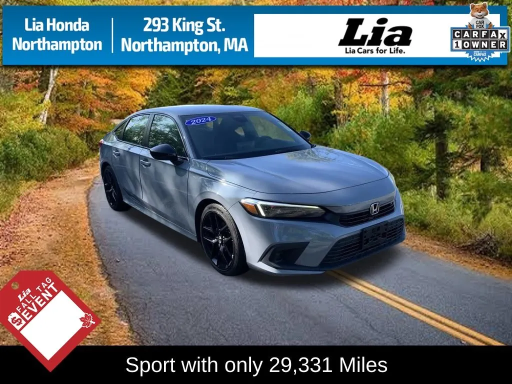 Gray 2024 Honda Civic Sport for sale in Northampton, MA