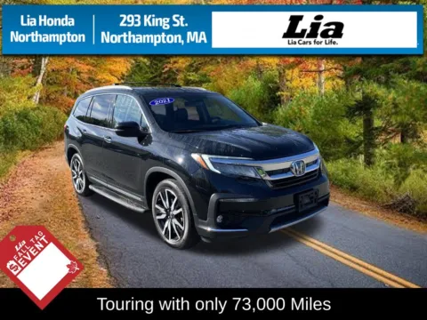 Black 2021 Honda Pilot Touring for sale in Northampton, MA