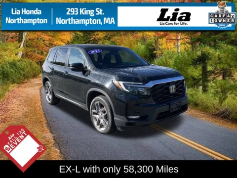 Black 2023 Honda Passport EX-L for sale in Northampton, MA