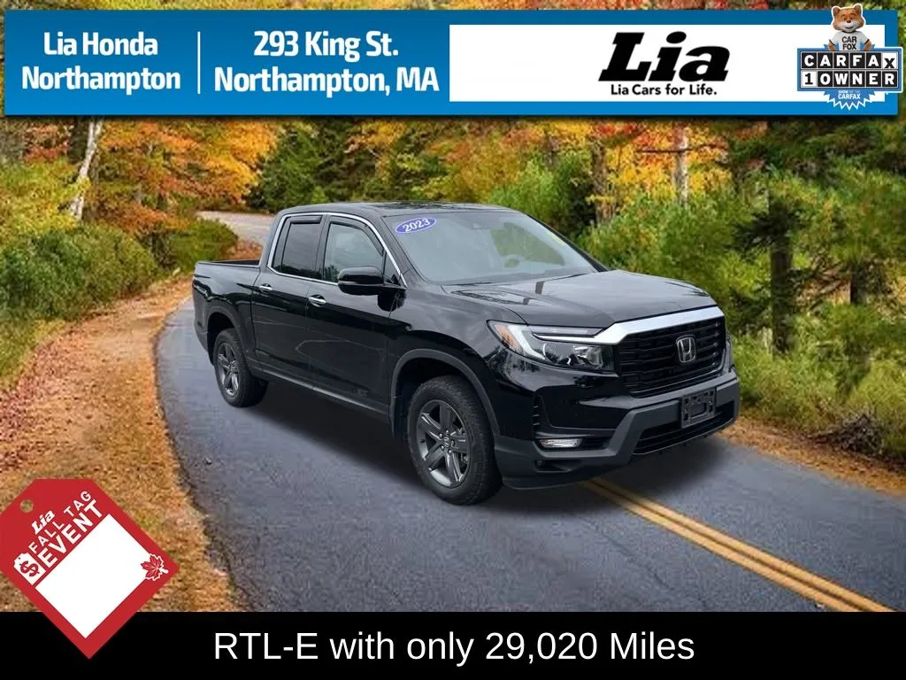 Black 2023 Honda Ridgeline RTL-E for sale in Northampton, MA