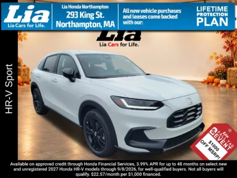 White 2027 Honda HR-V Sport for sale in Northampton, MA