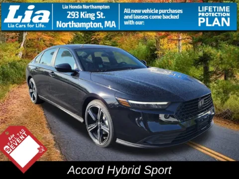 Black 2026 Honda Accord Hybrid Sport for sale in Northampton, MA