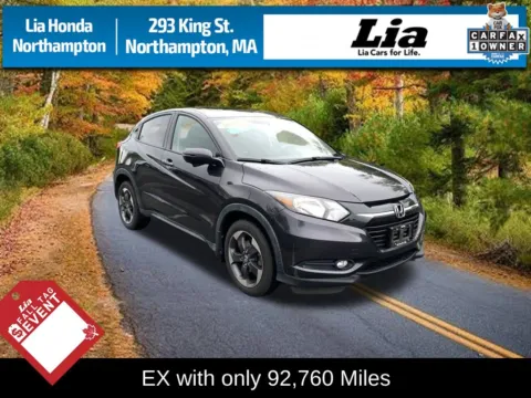 Purple 2018 Honda HR-V EX for sale in Northampton, MA