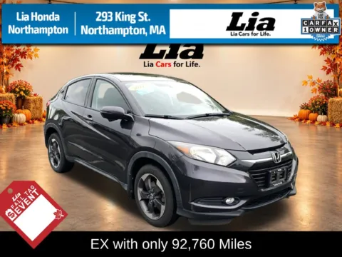 Purple 2018 Honda HR-V EX for sale in Northampton, MA