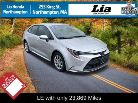 Silver 2024 Toyota Corolla LE for sale in Northampton, MA