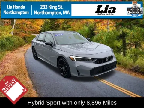 Gray 2026 Honda Civic Hybrid Sport for sale in Northampton, MA