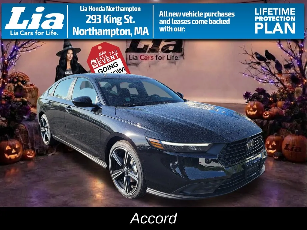 Black 2026 Honda Accord Hybrid Sport for sale in Northampton, MA