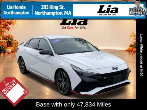 White 2023 Hyundai Elantra N for sale in Northampton, MA