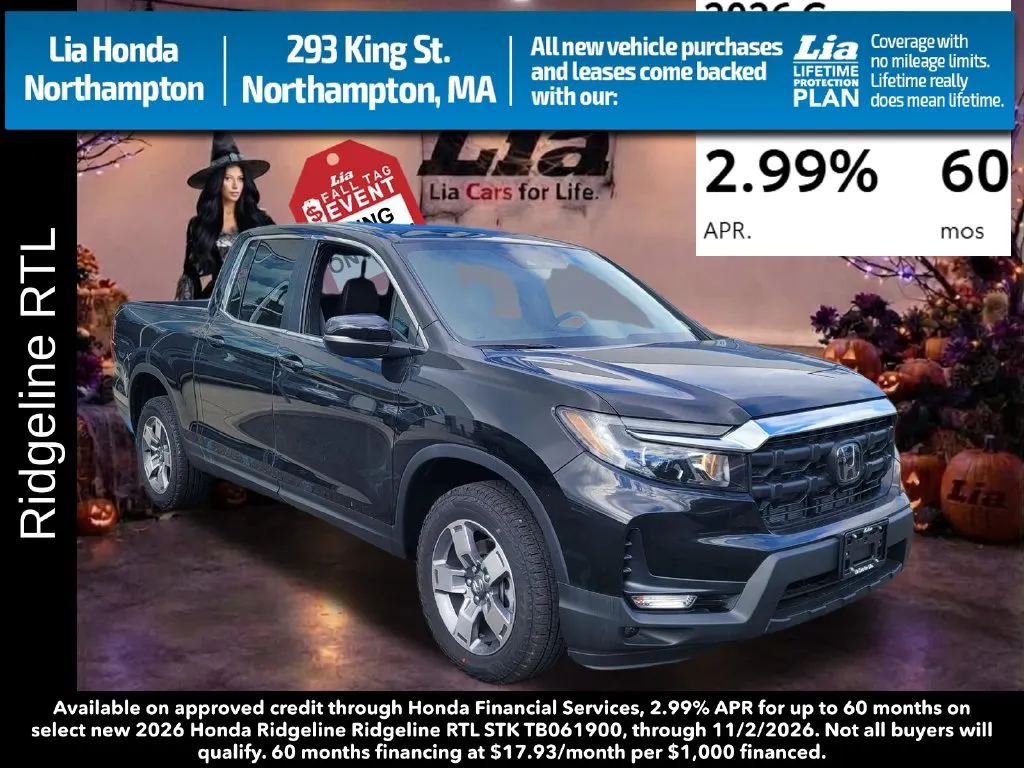 Unknown 2026 Honda Ridgeline RTL for sale in Northampton, MA