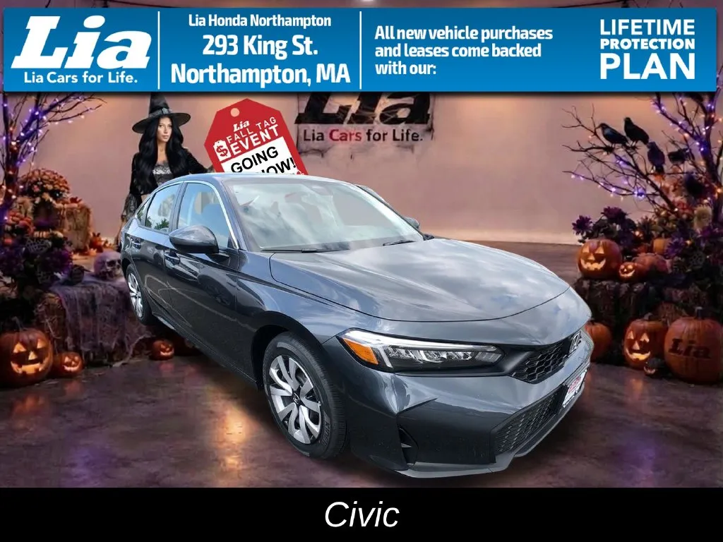 Gray 2026 Honda Civic LX for sale in Northampton, MA