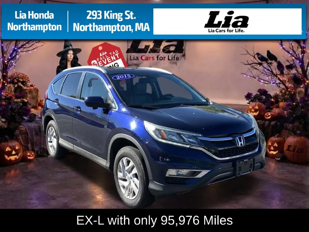 Blue 2015 Honda CR-V EX-L for sale in Northampton, MA