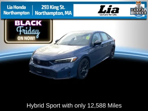 Blue 2025 Honda Civic Hybrid Sport for sale in Northampton, MA