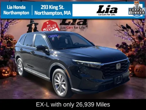 Black 2025 Honda CR-V EX-L for sale in Northampton, MA