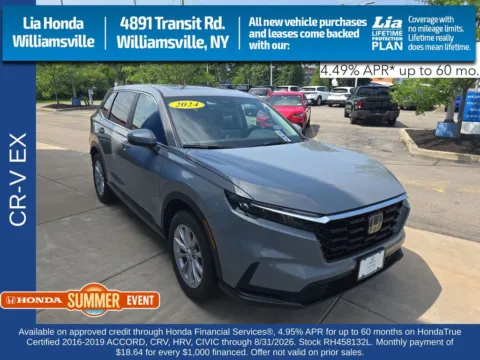 Gray 2024 Honda CR-V EX for sale in Buffalo, NY