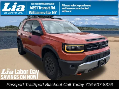 Orange 2026 Honda Passport TrailSport Blackout for sale in Buffalo, NY