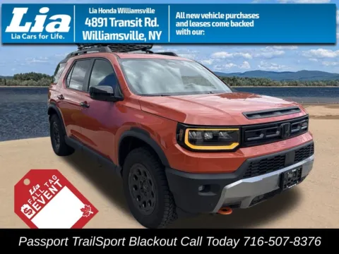 Orange 2026 Honda Passport TrailSport Blackout for sale in Buffalo, NY