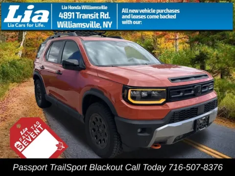 Orange 2026 Honda Passport TrailSport Blackout for sale in Buffalo, NY