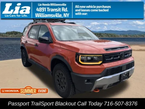 Orange 2026 Honda Passport TrailSport Blackout for sale in Buffalo, NY