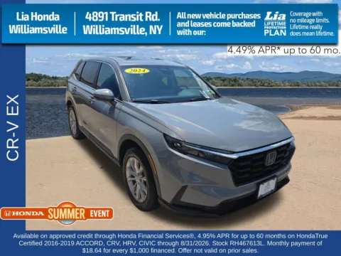 Gray 2024 Honda CR-V EX for sale in Buffalo, NY