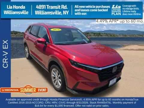 Red 2024 Honda CR-V EX for sale in Buffalo, NY