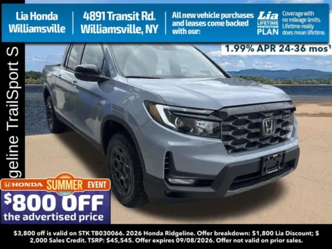 Gray 2026 Honda Ridgeline TrailSport+ for sale in Buffalo, NY