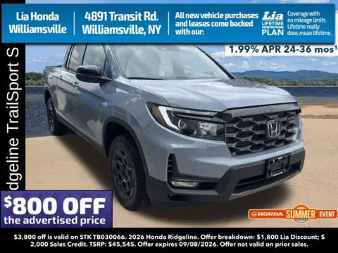 Gray 2026 Honda Ridgeline TrailSport+ for sale in Buffalo, NY