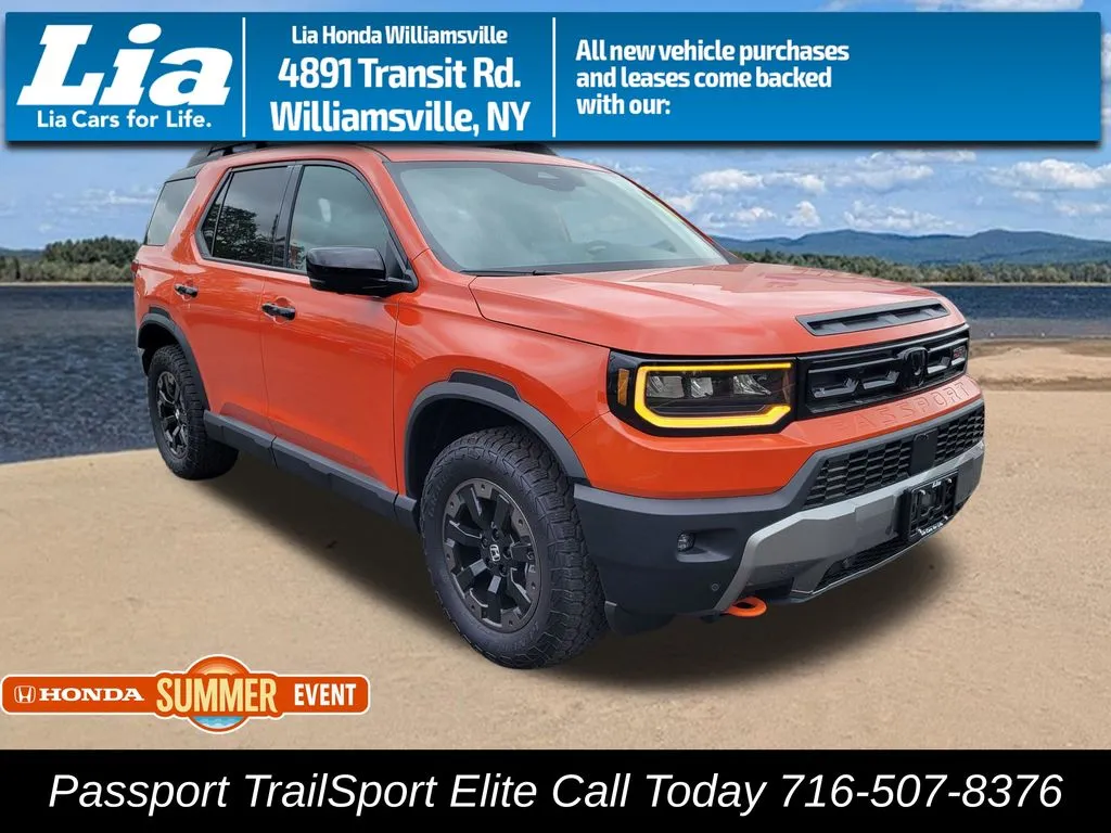 Orange 2026 Honda Passport TrailSport Elite for sale in Buffalo, NY