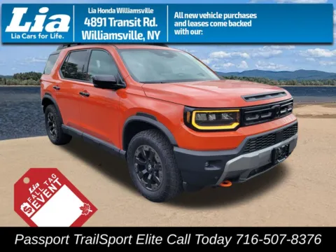 Orange 2026 Honda Passport TrailSport Elite for sale in Buffalo, NY