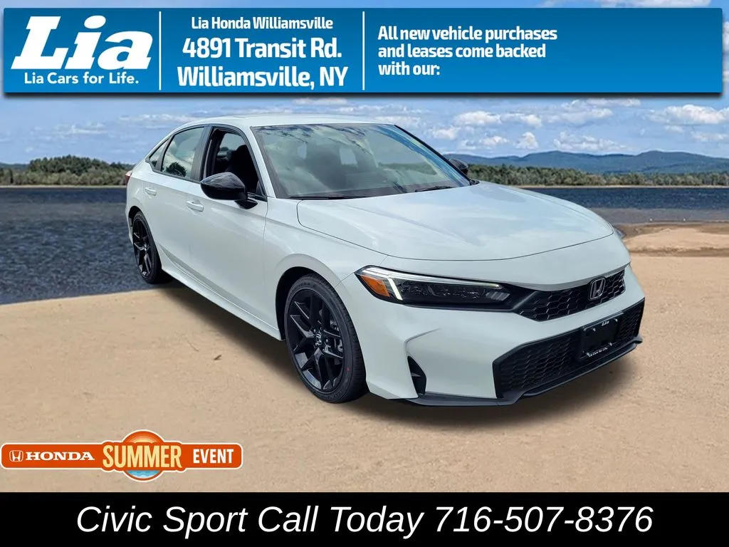 White 2026 Honda Civic Sport for sale in Buffalo, NY