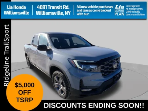 Gray 2026 Honda Ridgeline TrailSport for sale in Buffalo, NY