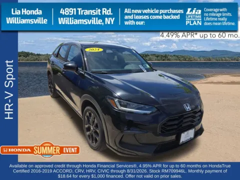 Black 2024 Honda HR-V Sport for sale in Buffalo, NY