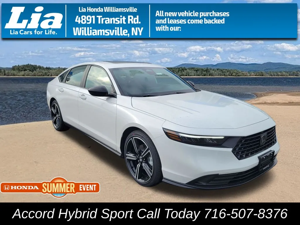 White 2026 Honda Accord Hybrid Sport for sale in Buffalo, NY