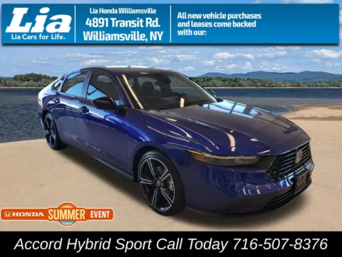 Blue 2026 Honda Accord Hybrid Sport for sale in Buffalo, NY