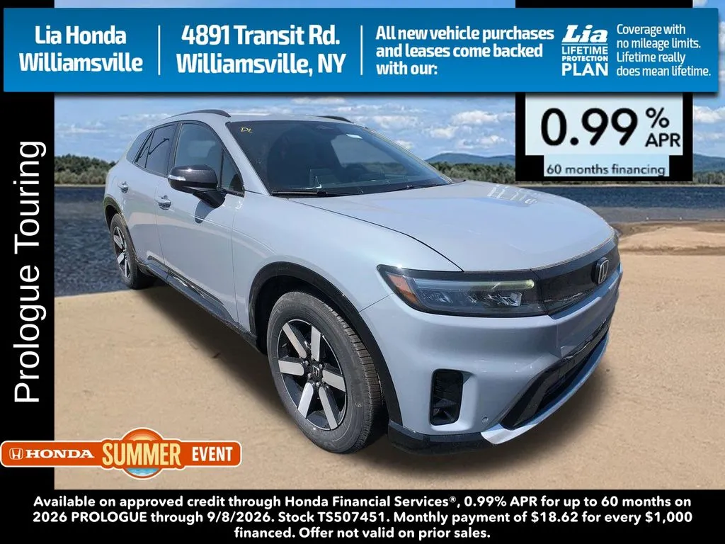 White 2026 Honda Prologue Touring for sale in Buffalo, NY