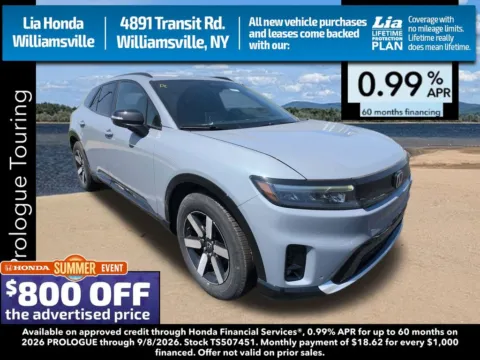 White 2026 Honda Prologue Touring for sale in Buffalo, NY