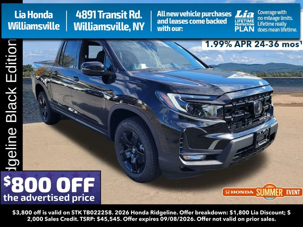 2026 Honda Ridgeline Black Edition for sale in Buffalo, NY
