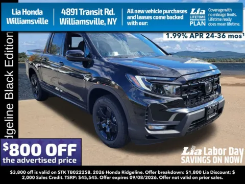 Unknown 2026 Honda Ridgeline Black Edition for sale in Buffalo, NY