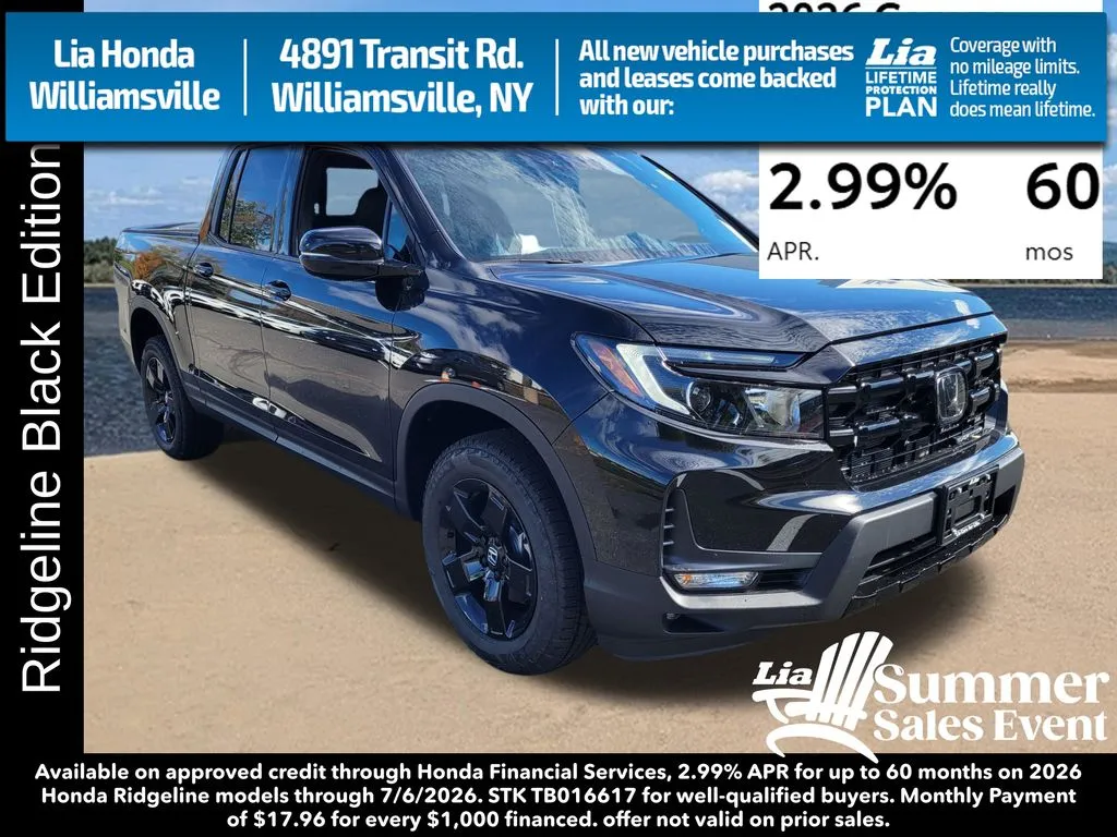 2026 Honda Ridgeline Black Edition for sale in Buffalo, NY