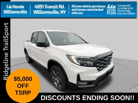 White 2026 Honda Ridgeline TrailSport for sale in Buffalo, NY