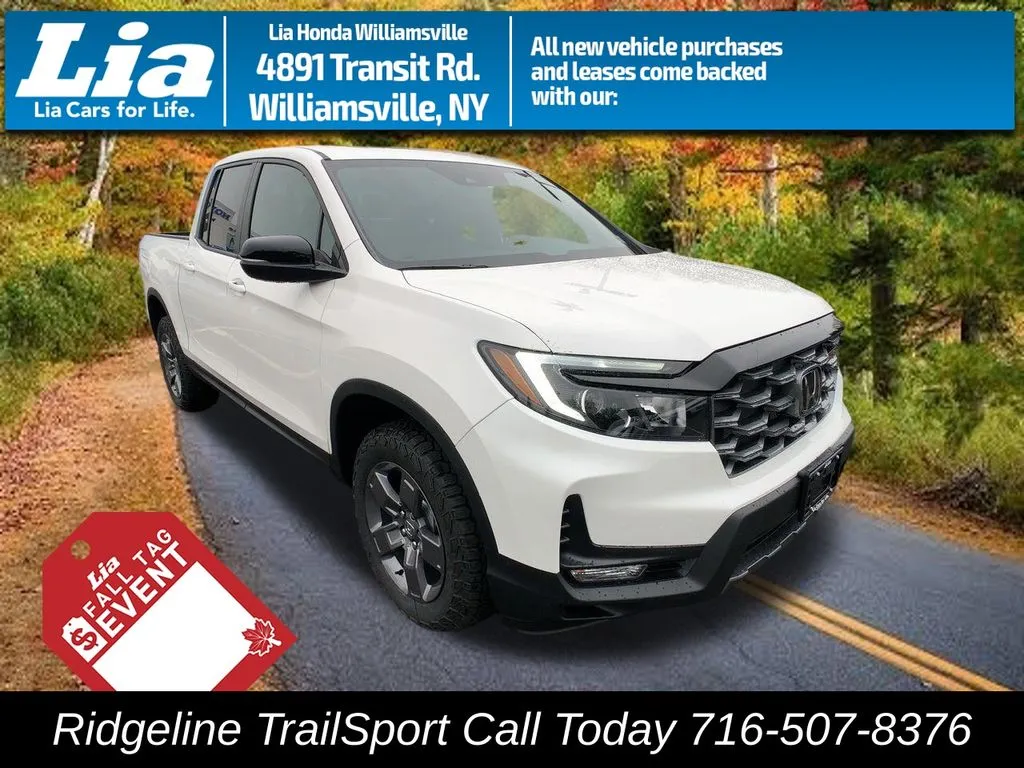 White 2026 Honda Ridgeline TrailSport for sale in Buffalo, NY