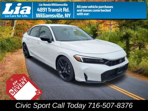 White 2026 Honda Civic Sport for sale in Buffalo, NY