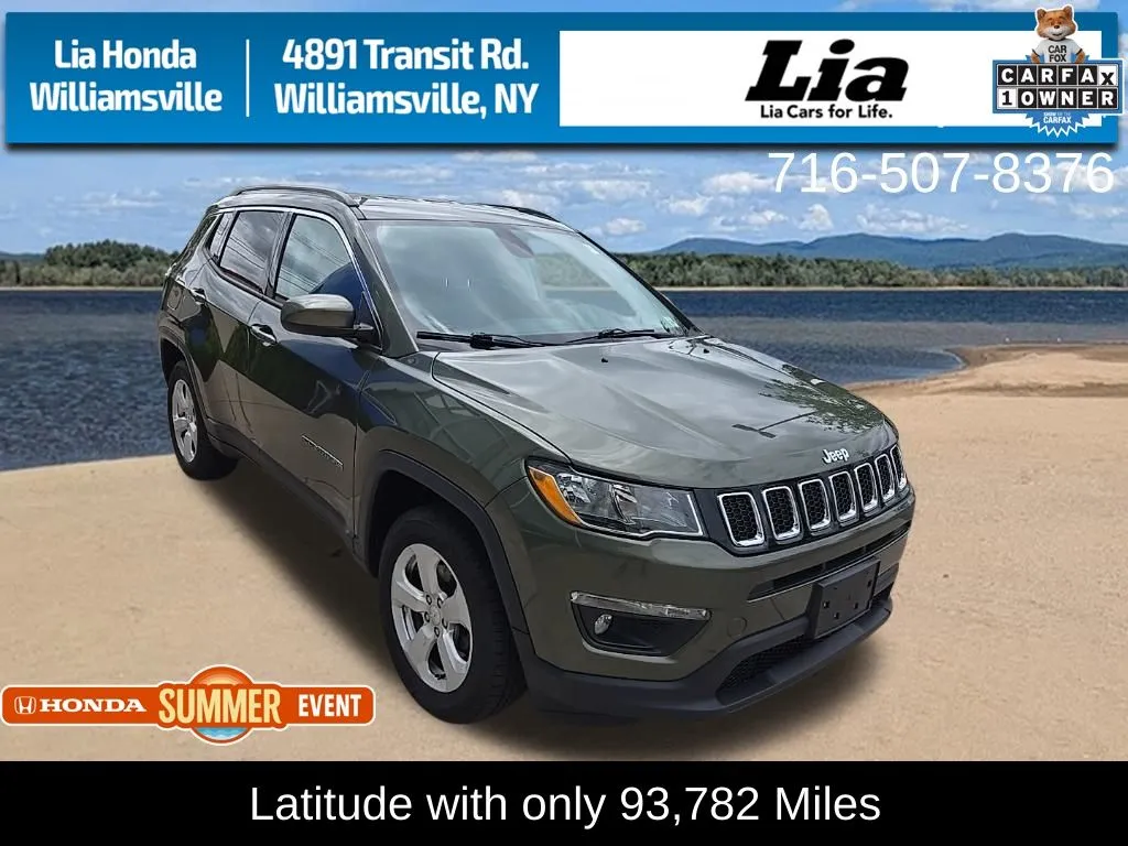 Green 2019 Jeep Compass Latitude for sale in Buffalo, NY