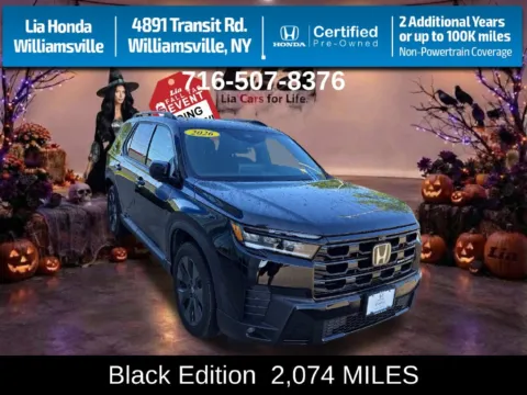Black 2026 Honda Pilot Black Edition for sale in Buffalo, NY