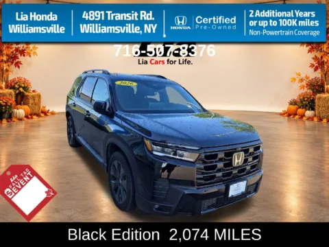 Black 2026 Honda Pilot Black Edition for sale in Buffalo, NY
