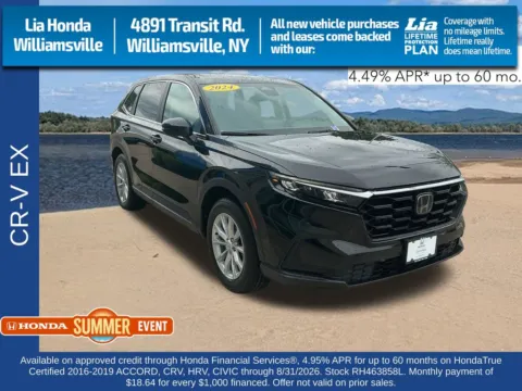 Black 2024 Honda CR-V EX for sale in Buffalo, NY