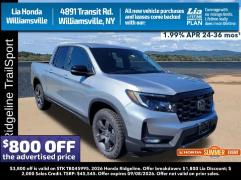 Silver 2026 Honda Ridgeline TrailSport for sale in Buffalo, NY