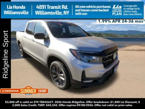 Silver 2026 Honda Ridgeline Sport for sale in Buffalo, NY