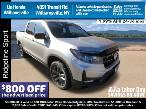 Silver 2026 Honda Ridgeline Sport for sale in Buffalo, NY